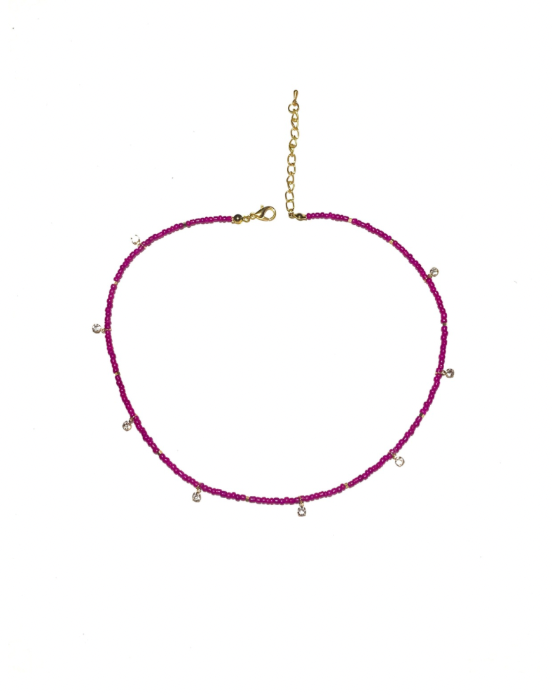 فوشيا، سلسال يومي فوشي، بتصميم أنثوي جذاب