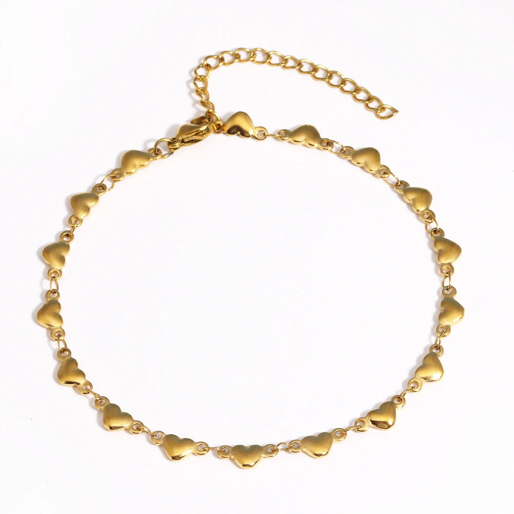 سوار في تصاميم سلاسل فاخرة متعددة، مطلي بالذهب عيار ١٨ قيراط، مقاوم للصدى والماء، مجوهرات فاخرة